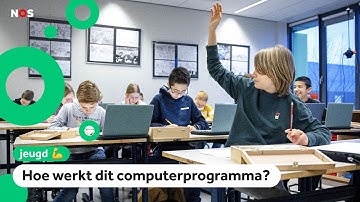 Leerlingen laten hun werkstuk maken door een app