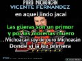 PURO MICHOACAN   VICENTE FERNANDEZ   DJ JOSE CHICAGO KARAOKE