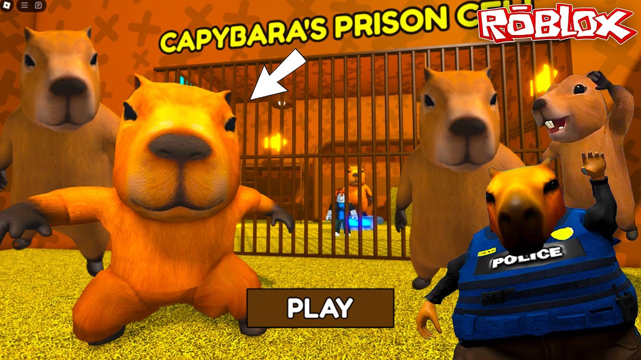 MOD: CAPYBARA'S PRISON RUN in ROBLOX (Obby) | GAMEPLAY #sprunki #roblox ...