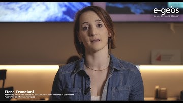 AWARE by e-GEOS - Interview with Elena Francioni