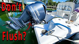 REASONS Why People DON'T Flush Their Outboards?