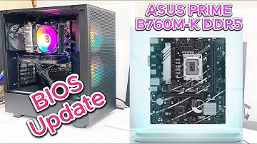 ASUS PRIME B760M-K DDR5 BIOS Update | Update BIOS with i9-12900K