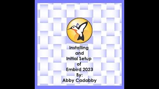 1. Installing And Setting Up Embird 2023 Profile