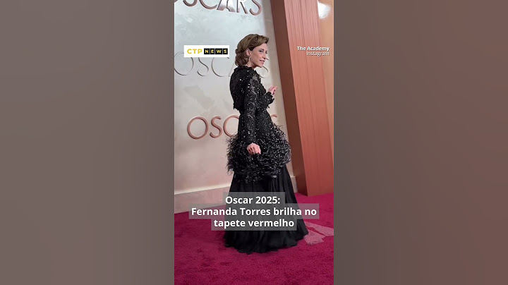 Oscar 2025: Fernanda Torres brilha no tapete vermelho