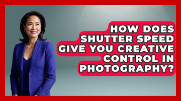 How Does Shutter Speed Give You Creative Control In Photography? - Image Review Studio