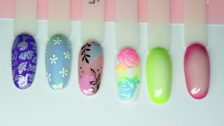 5️⃣ Spring Nail art! 🌸