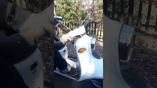 ラビットスクーターS301 エンジン始動 Rabbit scooter S301 engine start. #shorts