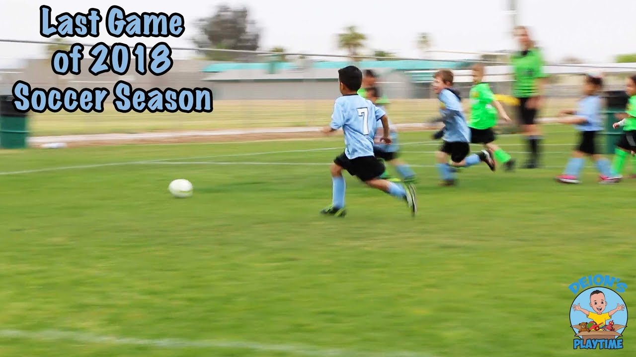 Pretend Play Deion's Last Game of Soccer Season (Little Rascals vs ...