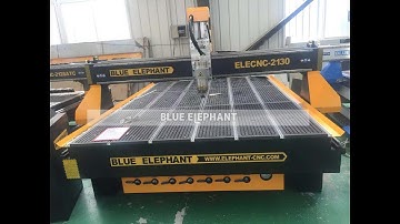 Blue Elephant 2130 CNC machine test video for Iraqi customers