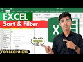 Excel Tutorial For Beginners : Sort and Filter in Excel | Microsoft Excel