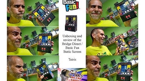 Unboxing the Basic Fun Static Screen Tetris
