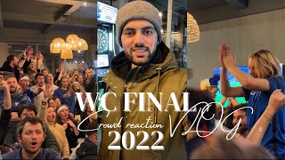 WC final France vs Argentina vlog | Emotional crowd reaction | Watch party