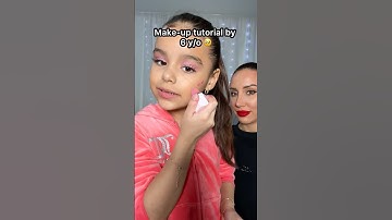 Make-up tutorial by 6 years old 🫶yes or not? #makeup #tutorial #cute #makeuptutorial #girls #funny