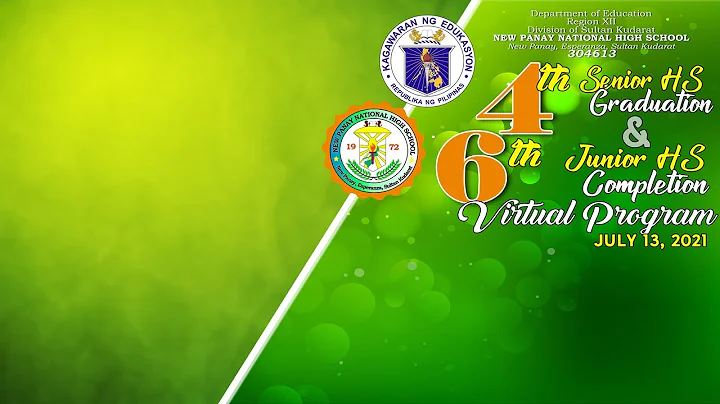 New Panay National High School Virtual Graduation/Completion Ceremony 2021