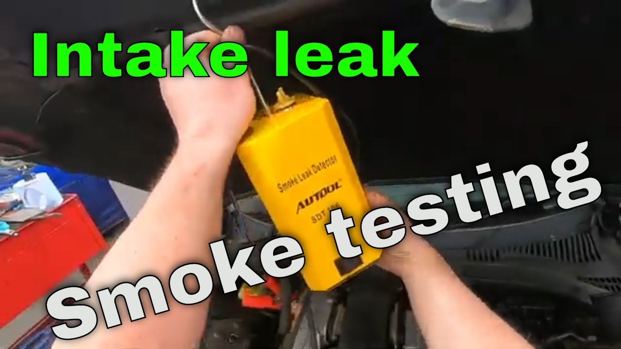 Smoke testing the S Type R intake - Restricted performance