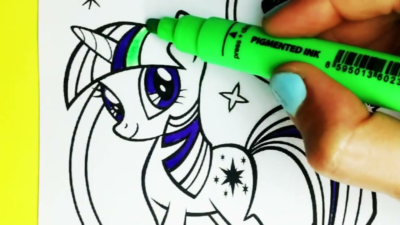 Twilight Sparkle from My Little Pony Coloring Page