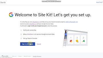 google site kit error