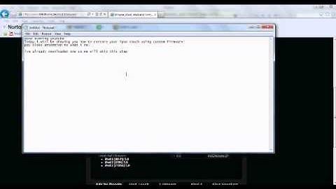 How to restore ipod touch to custom firmware