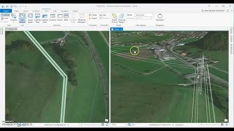 2D and 3D Visualization of Transmission Tower and Line in ArcGIS Pro