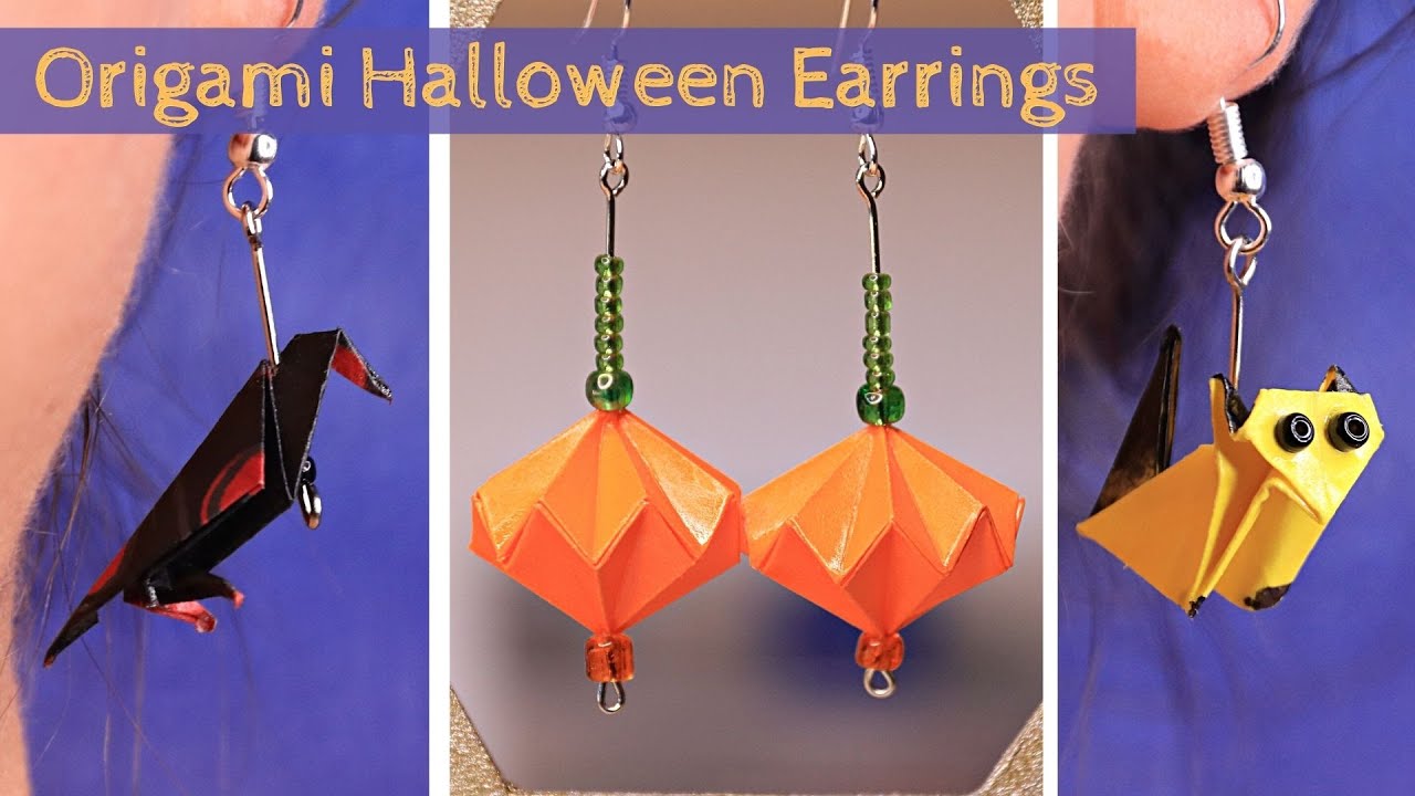 Origami Earrings How to Make Origami Earrings Origami paper