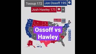 2024 Jon Ossoff vs Josh Hawley! | Prediction