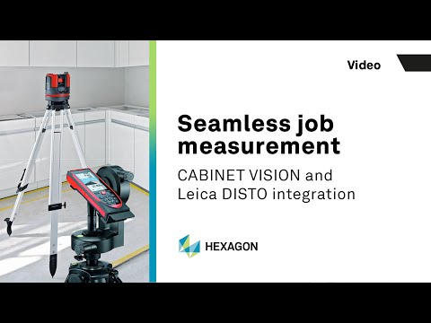 CABINET VISION integration with Leica Disto devices