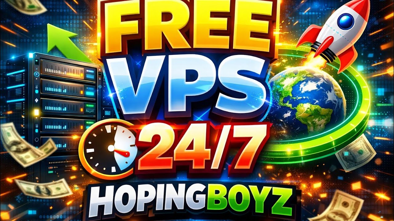How To Get FREE VPS 24/7 || Money earn 💲