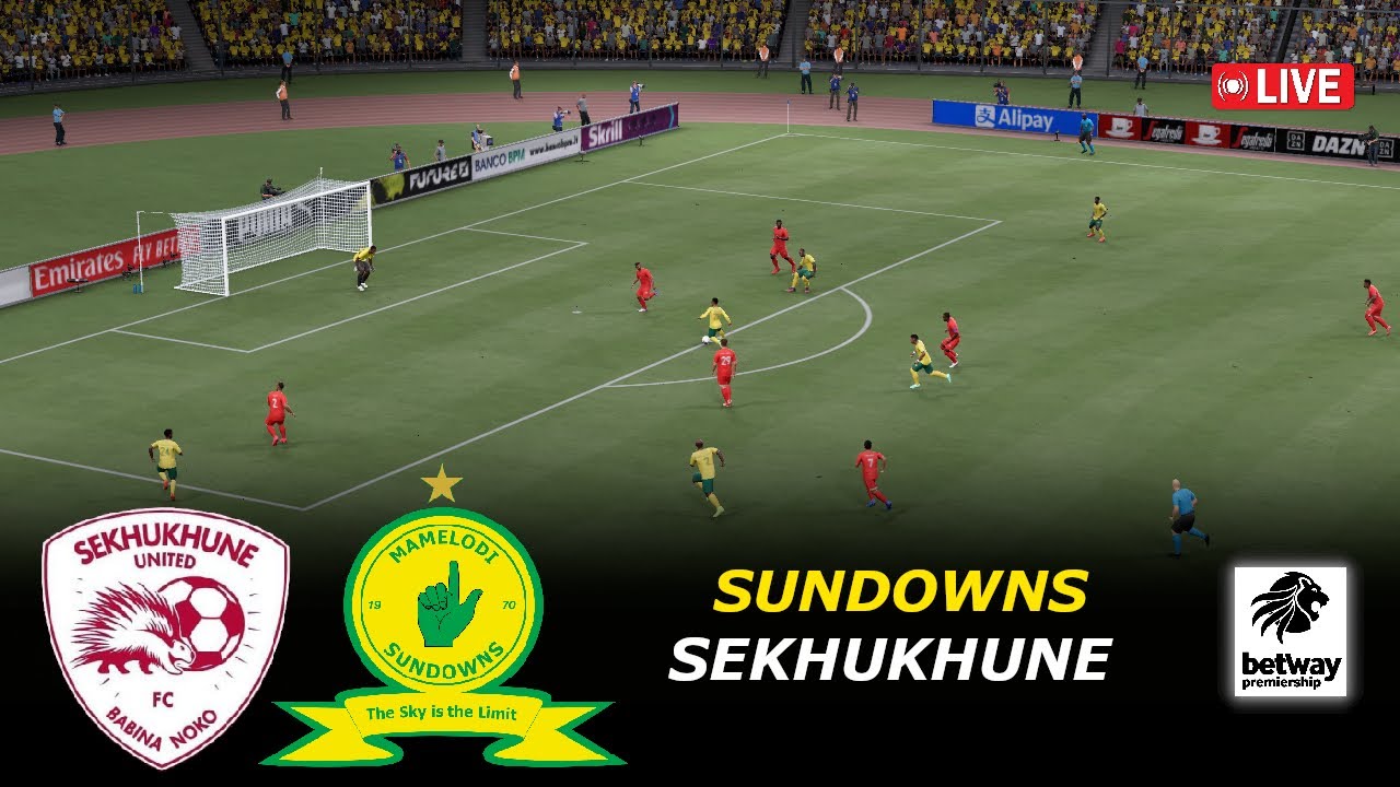 🔴Sekhukhune United vs Mamelodi Sundowns Live | Betway Premiership 2026 | eFootball Pes21 Simulation