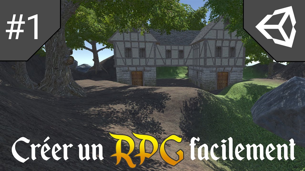 Créer un RPG facilement sur Unity 3D : #1 Création du projet et du terrain  