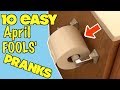 10 Easy April Fools' Day Pranks Anyone Can Do - HOW TO PRANK (Evil Booby Traps) | Nextraker