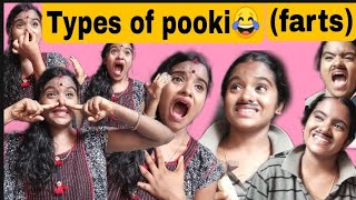 Types of pooki😂 ( farts ) comedy video😆🤣| Tulu talks| Rakshita Shetty | Rakshita Tulu talks | Resimi