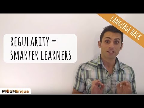 How regularity will make you a smarter language learner (Language Hack n. 7)