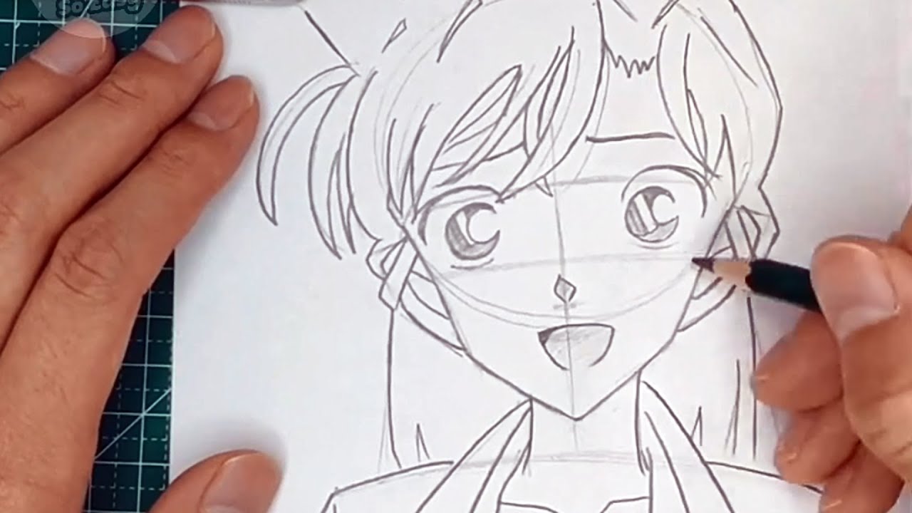 Hướng Dẫn Vẽ Ran Mori Trong Thám Tử Lừng Danh Conan | How To Draw Simple  Anime Ran Mori - Youtube