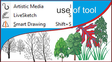 Artistic Media Tool ll 10 ll CorelDraw tools details in Hindi