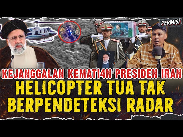 HELICOPTER PRESIDEN IRAN JATUH AKIBAT SABOTASE? TERNYATA PESAWAT TUA ! class=