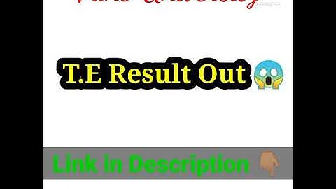 T.E Result Out 😱 #puneuniversity #shorts