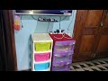 Indian small bedroom tour and organization...