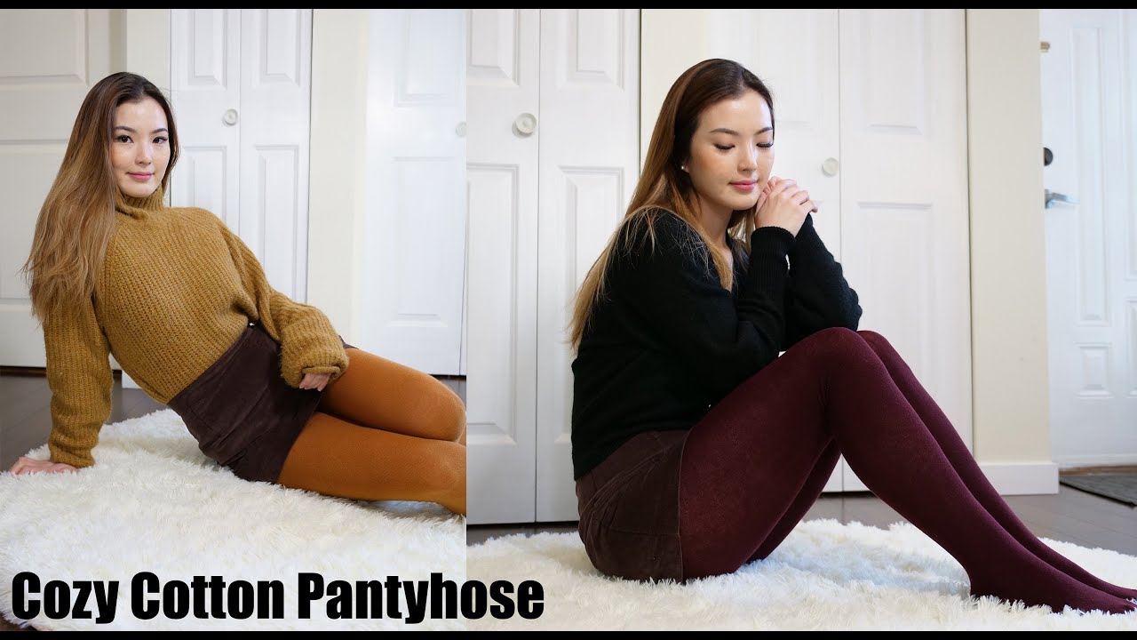 Cotton Pantyhose From H&M Review  Cotton Tights For Winter 