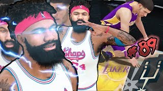 LONZO BALL DUNKS ON ME! PLAYOFFS GET NASTY! Final HOF Badge Unlocked! NBA 2k18 MyCAREER Ep. 89