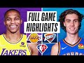 Los Angeles Lakers vs. Oaklahoma City Thunder Full Game Highlights | NBA Season 2021-22