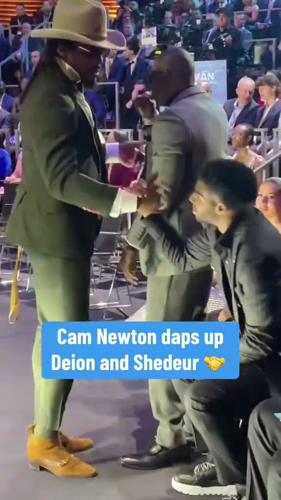 Cam Newton with Deion and Shedeur Sanders ??