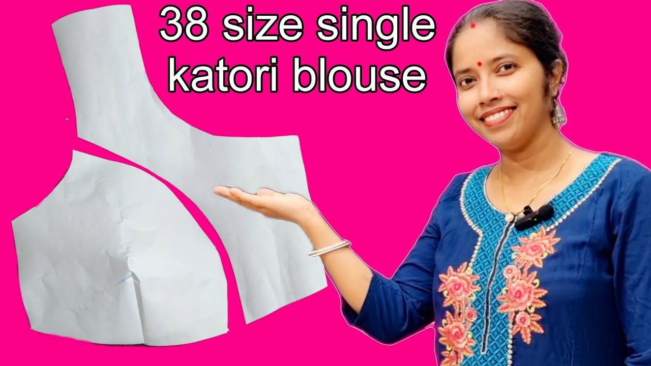 Blouse cutting || size single katori blouse pepper or fabric cutting ...