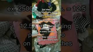 3 Simple steps before selling ukay-ukay ✨ , next video (simple preparation for presentable ukay2)