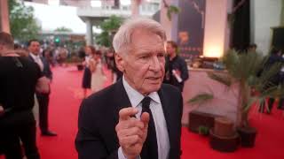 Indiana Jones And The Dial Of Destiny: Harrison Ford "Indiana Jones" Red Carpet Interview
