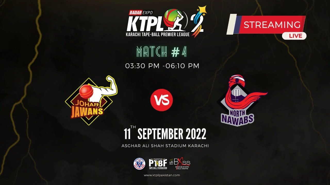 LIVE Day 03 Karachi Tape ball Premier League "KTPL 2" 11thSeptember2022