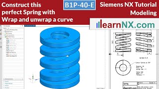 Siemens NX Tutorial | Wrap curve, Swept, Orienting Cross Sections