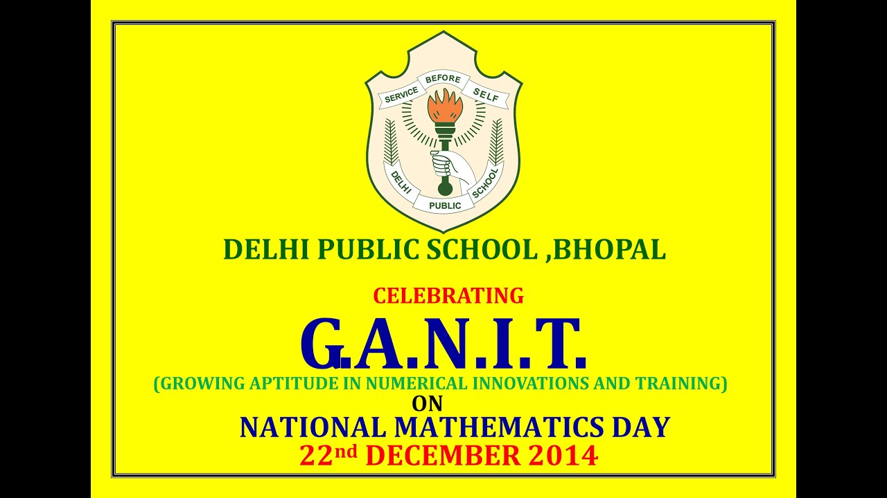 Delhi Public School Bhopal GANIT National Mathematics Day delhi-public-school-bhopal-ganit-national-mathematics-day