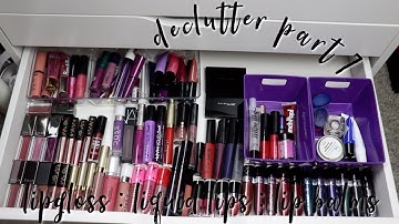 Declutter Vlog #35 | Lip Glosses, Liquid Lips, & Lip Balms