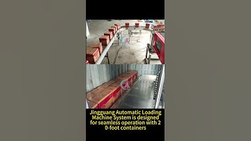 Logistics container automatic loading system #logisticsrobot #