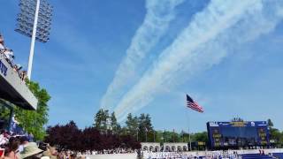 Blue Angles fly over